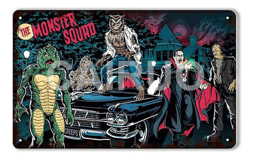 Póster Clásico De The Monster Squad, Póster Metálico Vintage