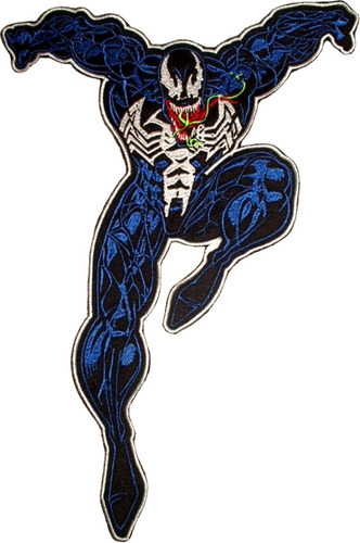 Parche Venom Villano Spiderman Hombre Araña Bordado Grande