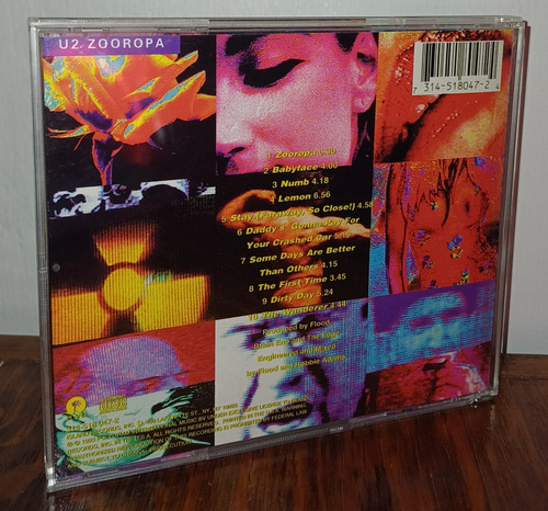 Cd U2 Zooropa Importado (Usado)
