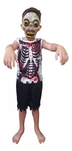 Fantasia Vestido Enfermeira Zumbi Menina Halloween Infantil