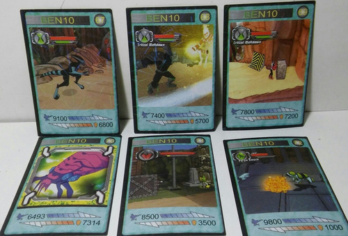 Cartas Ben 10 Protector De Errth Verde Ataque Y Energy X 36
