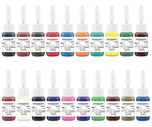 Tinta Para Tatuaje Tatooine Tattoo Ink Set 20 Colores Profes