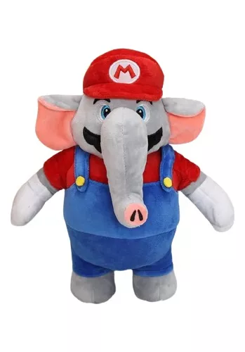 Peluche Super Mario Wonder Mario Elefante Nintendo 27 Cm