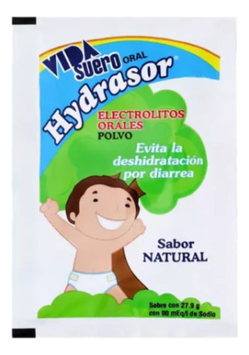 Electrolitos Orales Polvo Suero Caja Con 320 Sobres Natural.