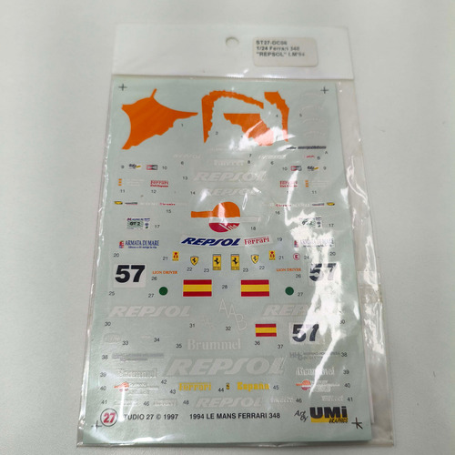 Decalque Studio27 Ferrari 348 Lm Repsol (Usado)