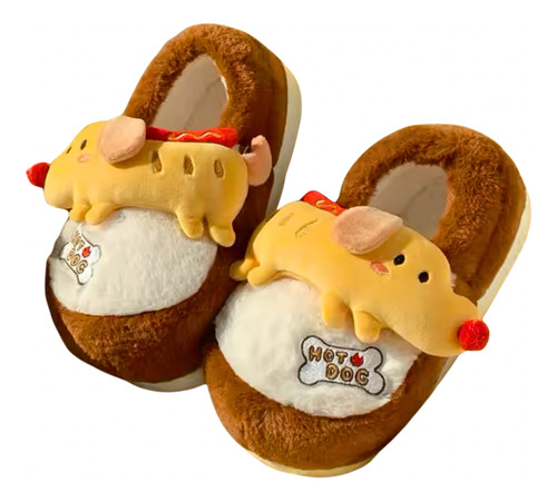 Pantuflas Kawaii De Perro Salchicha (34/35)