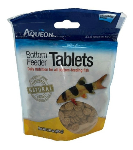 Aqueon Tabletas Hundimiento Peces De Fondo 85g (combo 3 Pzs)