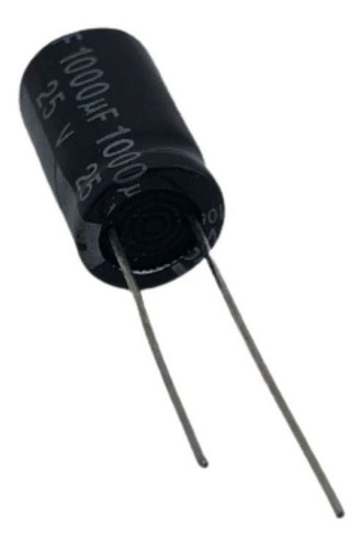 10 Peças Capacitor Eletrolítico 1000uf X 25v 105