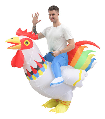 Disfraz Inflable De Gallo De Cosplay