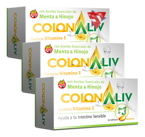 Colonaliv Para Colon Irritable O Sensible Oferta 3 Cajas!!