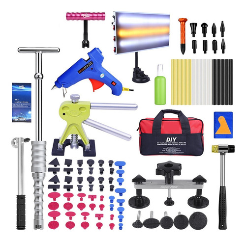 Kit Saca Golpe De Auto Ventosas Abolladura Led Tablero Y