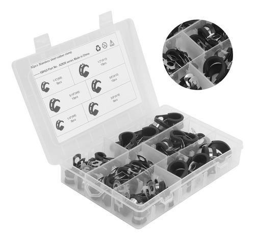 Kit Surtido De Abrazaderas Para Tubos De Acero Inoxidable Ti