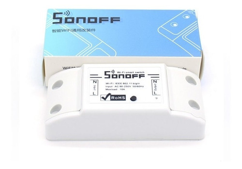 Interruptor Inalámbrico Basic Para Luz Sonoff - Domotica