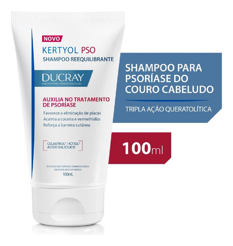 Shampoo Ducray Kertyol P.s.o. Reequilibrante 100ml