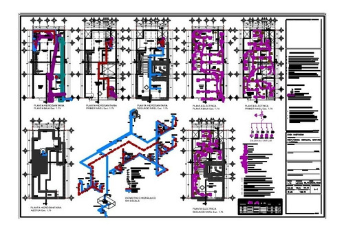 Proyecto Arquitectónico Digital Casa Habitación 7 X 15 M Pdf (Usado)