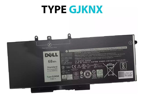 Bateria Dell E5480 5480 5580 3520 Type Gjknx Gd1jp 68 Wh 