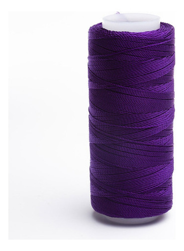 Caja 6 Pzs Hilo Crochet Nylon Sedificado Selanusa Color Morado Magenta