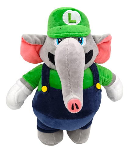 Peluche Luigi Elefante Mario Wonder 