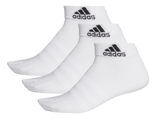 Medias adidas Light Ankle Blanco Pack X3 Unisex