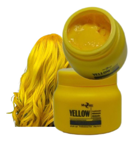  Matizador Amarelo Yellow 250gr Pintar Cabelo Sem Amônia Mair