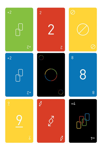 Uno Minimalista Juego De Mesa Cartas Mattel Original (Reacondicionado)