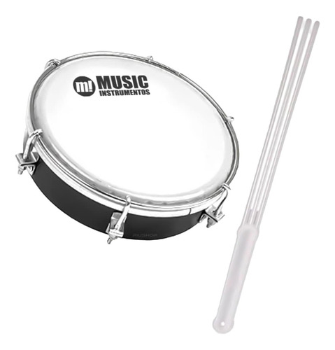 Kit Percussão Pandeiro Rebolo Reco Triangulo Timba Tamborim