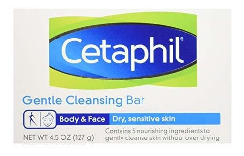 Cetaphil Gentle Cleansing Bar Piel Seca / Sensible 4.50 Onza