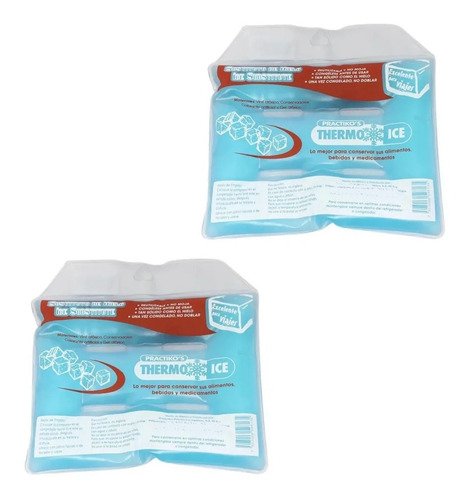 2 Sustituto De Hielo Flexible Enfriar Gel Refrigerante