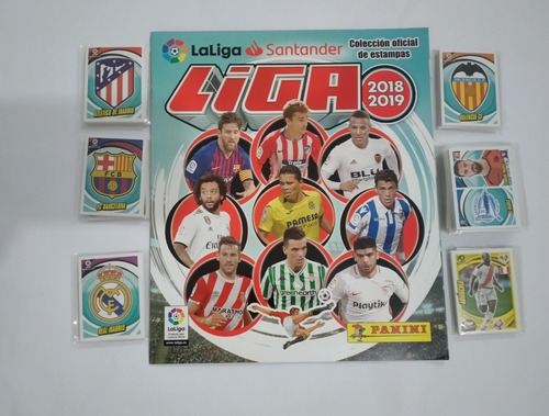 Album Panini Liga Española 2018/19 + Set De Estampas A Pegar