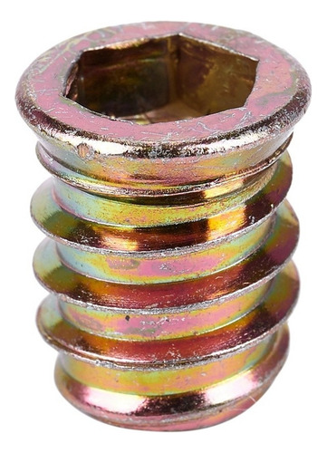 . Conjunto De 10 Insertos Roscados M10 X 20 Mm Para Madeira