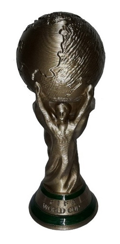 Imagen 1 de 6 de Copa Del Mundo Qatar 2022 Impresa En 3d - 20cm