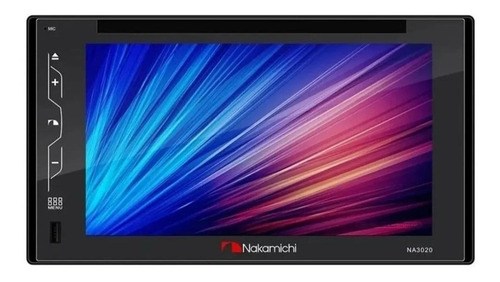 Autoestéreo 2 Din Nakamichi Na3020 6.2 Dvd/usb/sd/bt