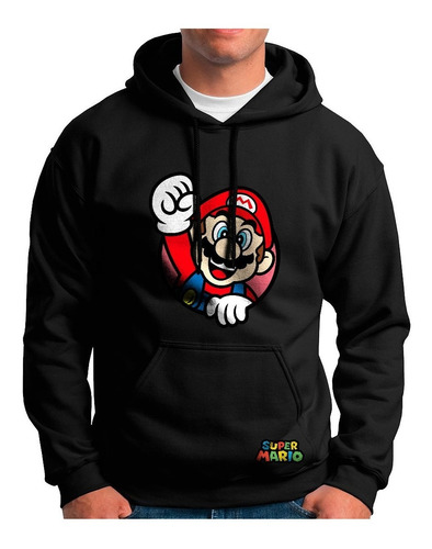 Buzo Saco Con Capota Super Mario Bross Nintendo Buso Hoodies