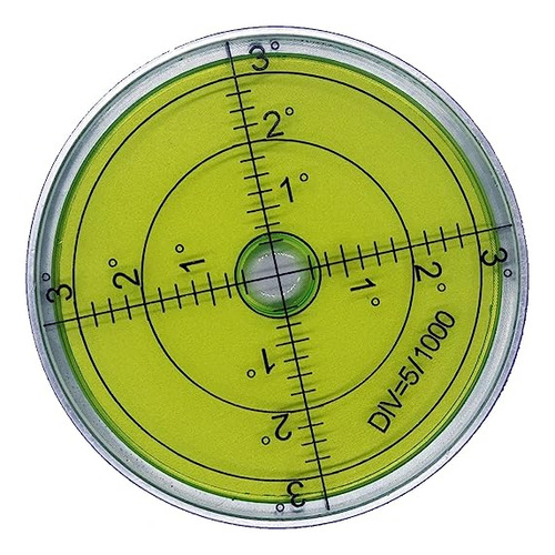 Nivel De Burbuja De Alta Presicion De 60mm Aluminio