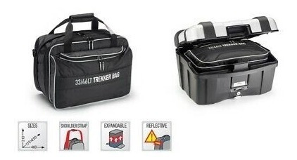 Imagen 3 de 3 de Givi Bolso Interno Maleta Trekker Trk33n Y Trk46n T484b
