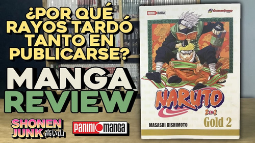 Manga Naruto Gold Tomo 2 Panini Mexico