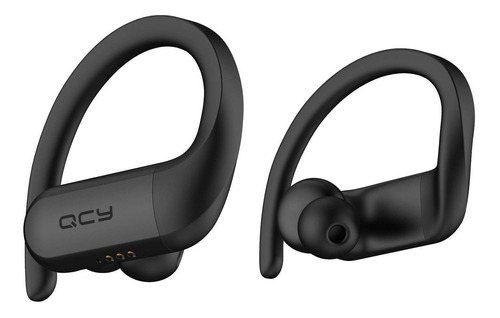 Auriculares in-ear inalámbricos QCY T6 negro con luz LED