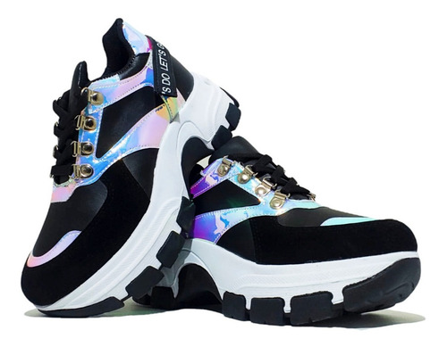 Zapatillas Damon Black/tornasol