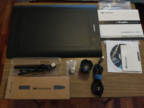 Huion Tableta De Diseño H610 Pro Accesorios Completos