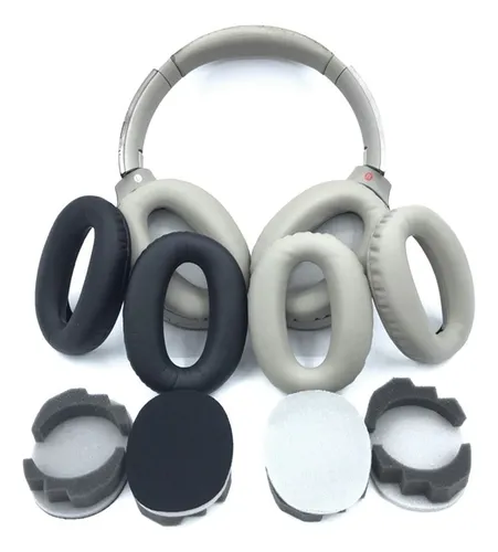 Almohadillas De Piel Proteica Para Sony Mdr-1000x Wh-1000xm2