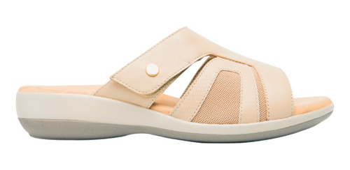 Sandalias Mujer Descanso Piel Suave Beige Flexi 34929 Gnv®