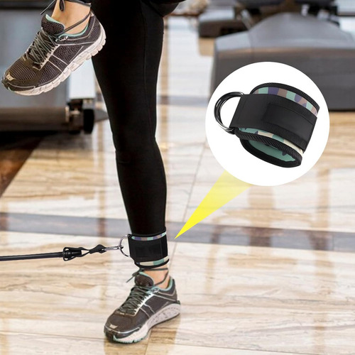 Par Tobilleras Polea Para Gimnasio Gym Pesas Gluteos Pierna