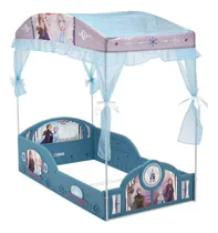 Comprar Cama Para Niños Disney Frozen 2 Delta Children Xchws C Color Celeste Disney Frozen Ii Plastic Sleep And Play Toddler Bed With Canopy By Delta Children