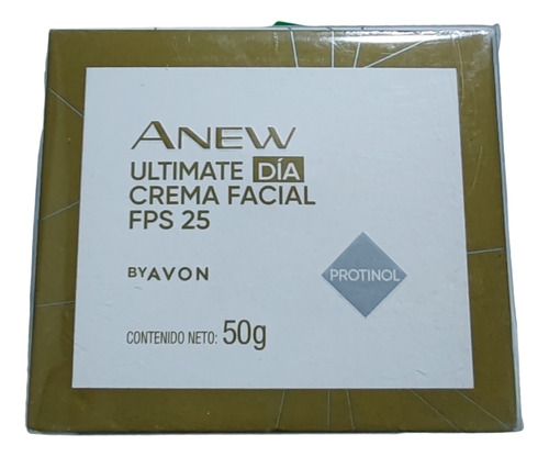 Crema Dia Rostro Anew Dorada 50g Avon Fps 25