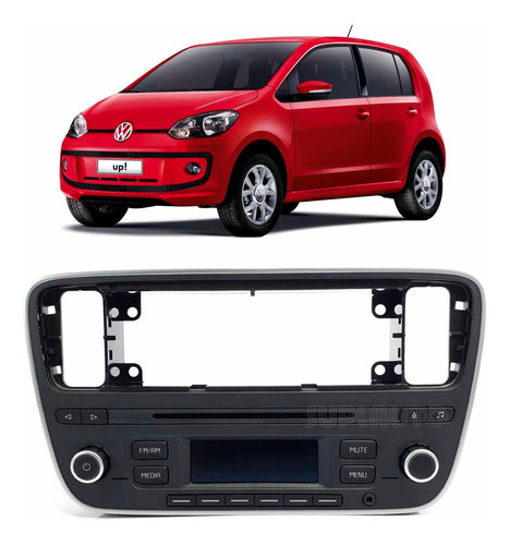 Rádio Som Painel Am Fm Cd Player Vw Up Original 1sb035156b