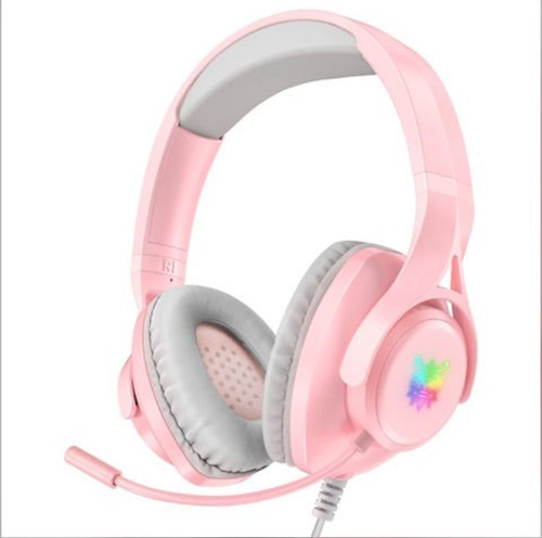 Headset Pink Rosa X16 Rgb 3.5mm Y Usb