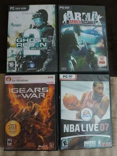 Elegí 4 Juegos De Pc No Originales! Nfs, Gears Of War, Etc (Usado)