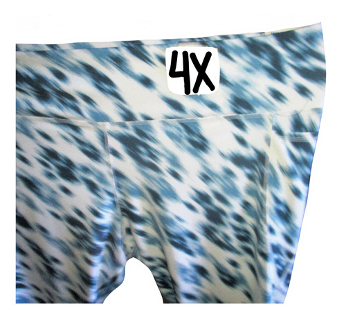 Set Pantalon Leggin Top Blanco/azul Talla 4x (48/50) Old Nav