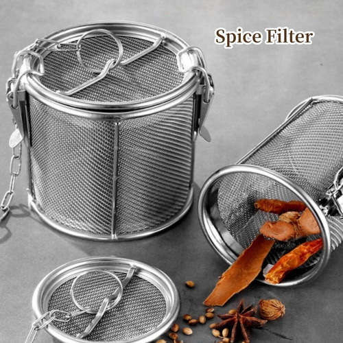 1 Colador De Té En Forma De Bola De Acero Inoxidable