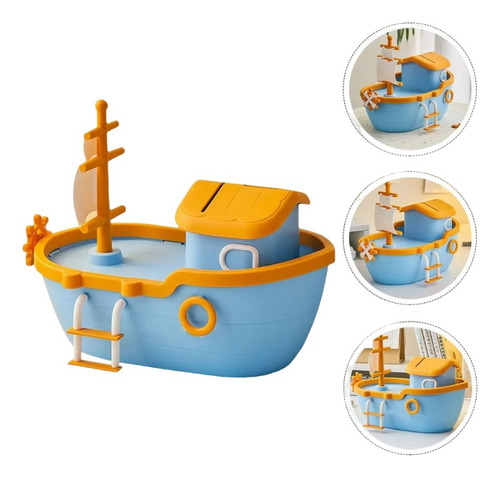 Alcancía Armable Para Niños Modelo Barco Para Dormitorio 